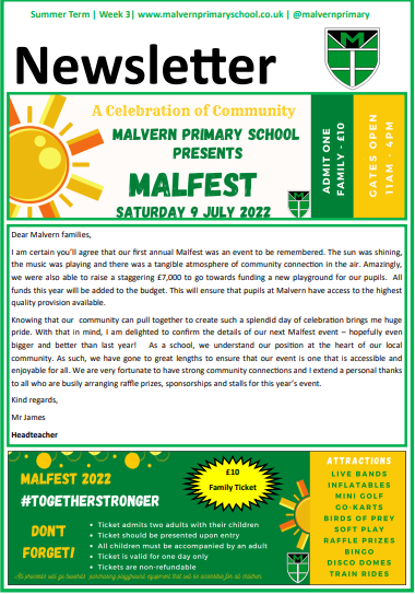 Newsletter - Malfest 2022
