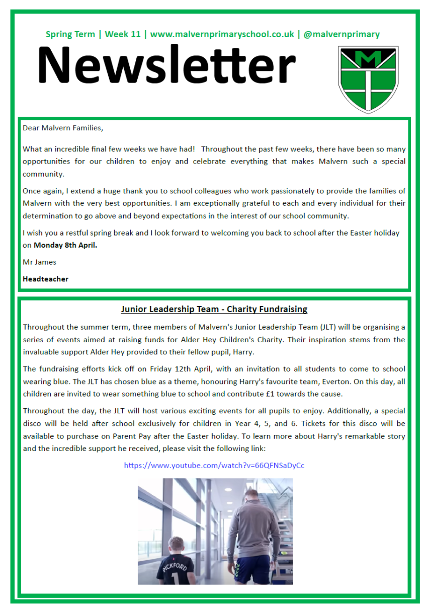 Newsletter 11 - 28th March 2024