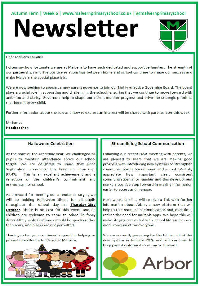 Week 6 - 17th Oct 2025