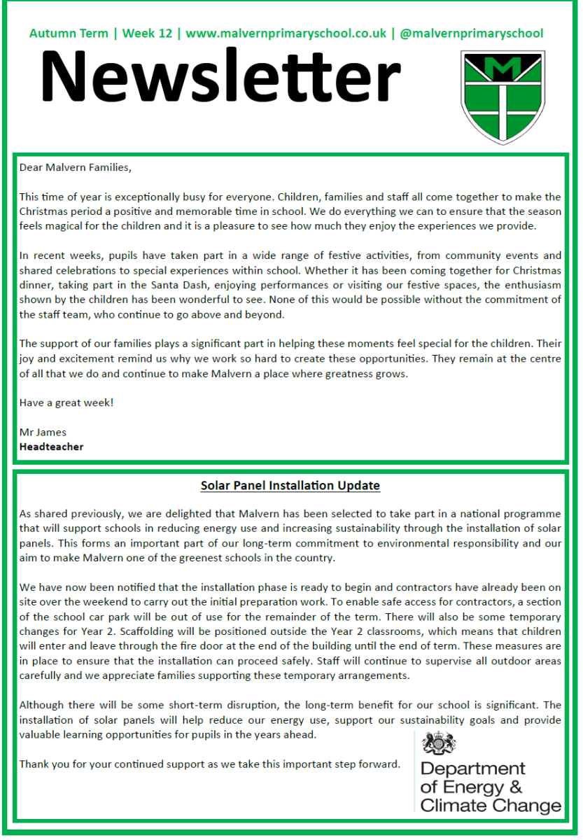 Week 12 - 5th Dec 2025