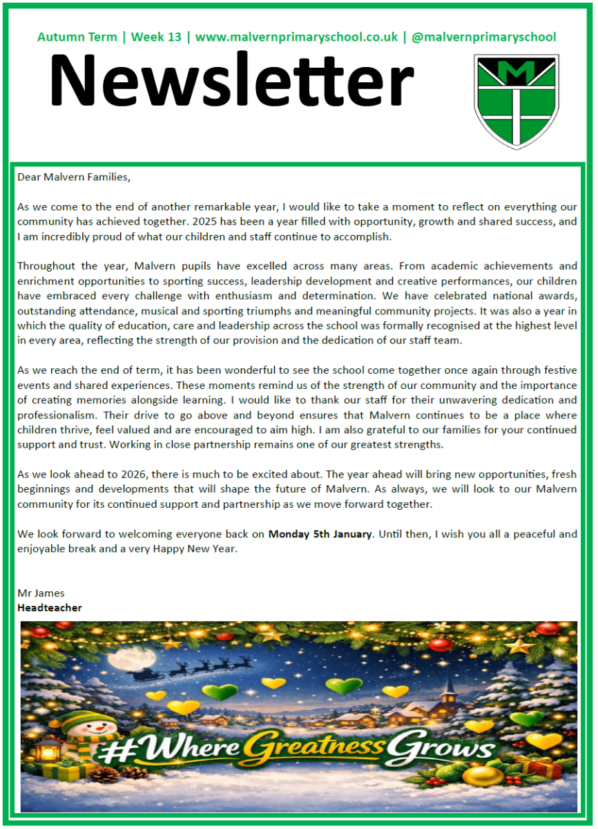 Week 13 - 12th Dec 2025